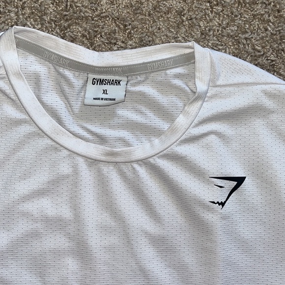 Gymshark Men’s White Long Sleeve Tee - Picture 3 of 5